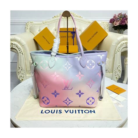 louis vuitton neverfull sunrise pastel|Louis Vuitton Neverfull pastel.